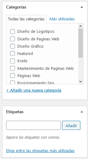 Mantenimiento de Páginas Web como crear una entrada en wordpress diseño web madrid kreitz