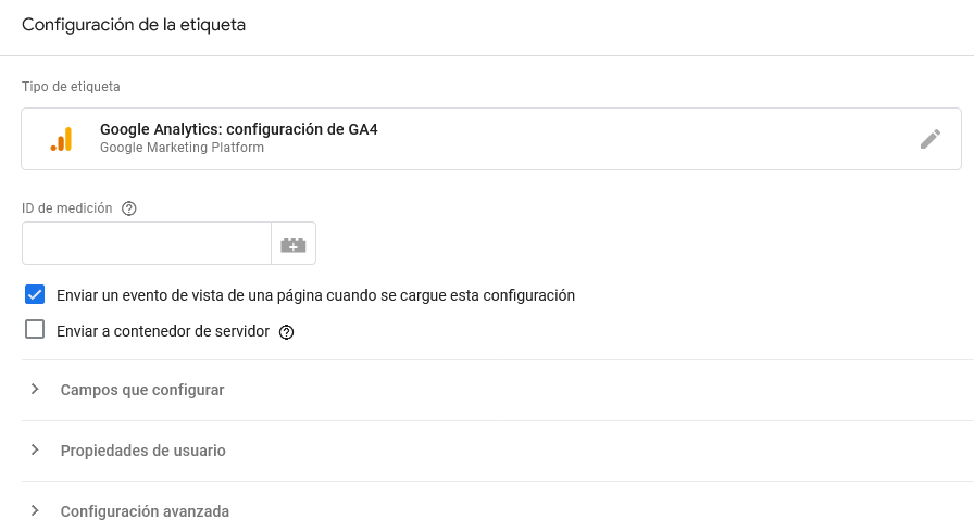 Mantenimiento de Páginas Web ga4 tag manager diseño web madrid