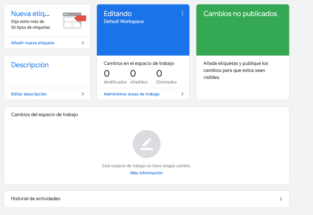 Mantenimiento de Páginas Web ga4 tag manager diseño web madrid