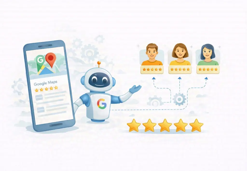 Mantenimiento de Páginas Web reseñas google maps