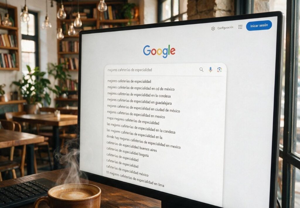 Mantenimiento de Páginas Web google buscador