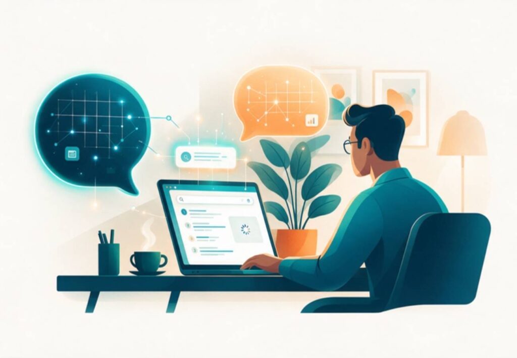 Mantenimiento de Páginas Web qué es AEO y GEO explicado con buscador y asistentes de IA