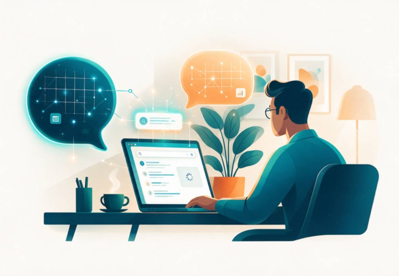 Mantenimiento de Páginas Web qué es AEO y GEO explicado con buscador y asistentes de IA