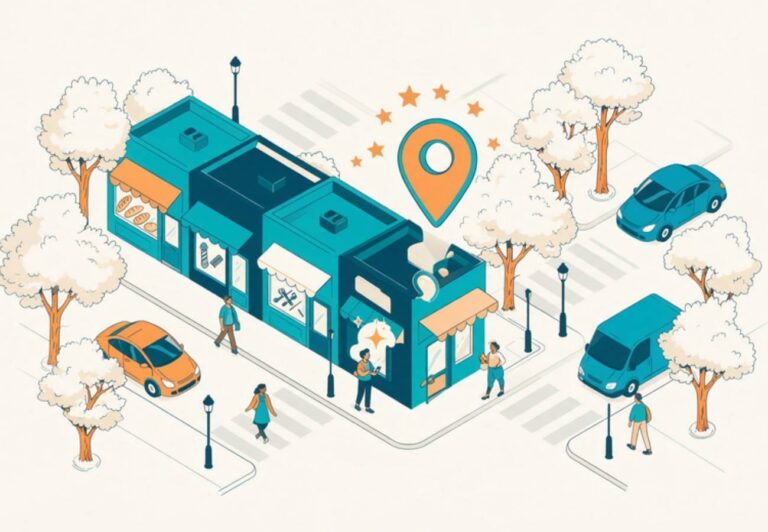 SEO local con IA para un negocio de barrio en el mapa
