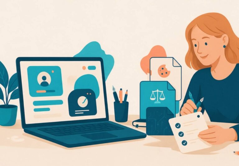 textos legales de una web revisados con lista de comprobación